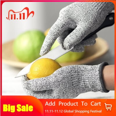 Anti-schneiden Sicherheit Handschuhe Edelstahl Sicherheit Handschuhe schneiden nachweisen Stichsichere Metall Draht Gittergewebe Küche Metzger schneiden-beständig
