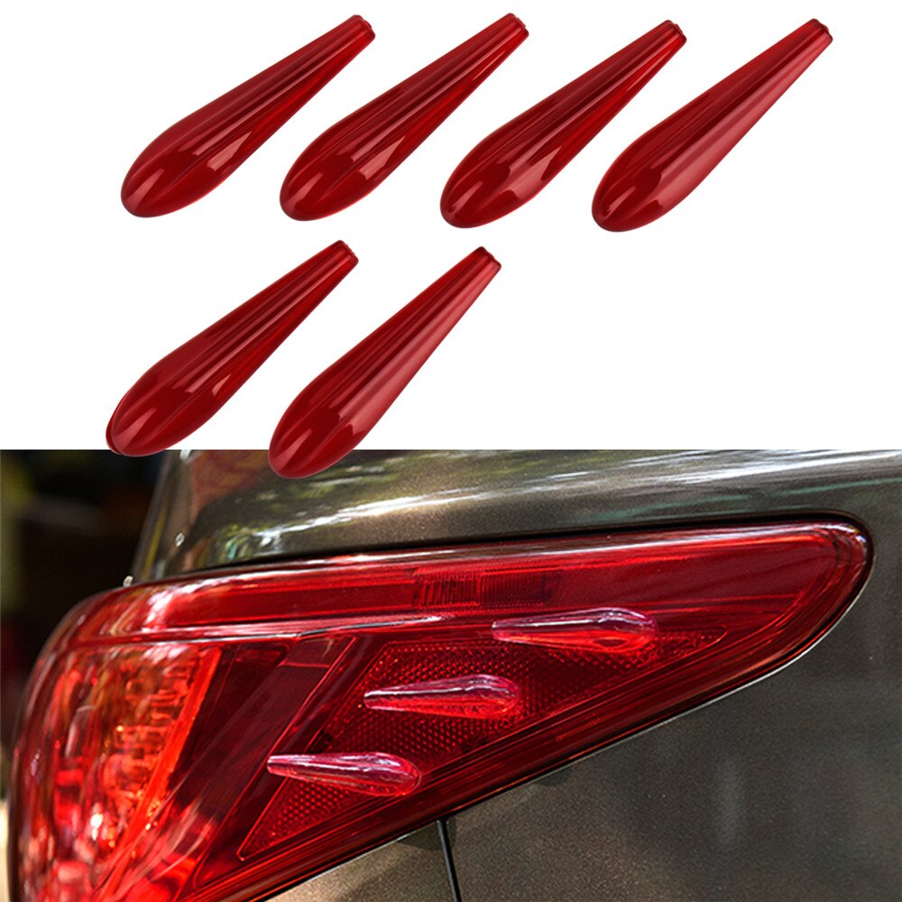 6 teile/satz Auto Styling Leisten Stoßstange Spoiler Aufkleber Auto Splitter Schutz für Lada Granta Infiniti q50 Universal- Auto Styling