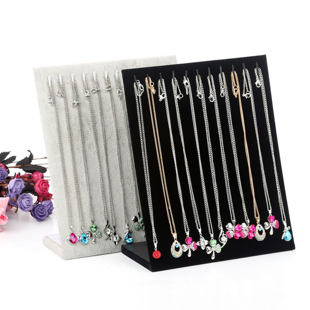 Schmuck veranstalter Samt Halskette Kette Schmuck Anzeige Ohrring Halfter Armbinde Organizer Staffelei Stehen Gestell schmuck organizer