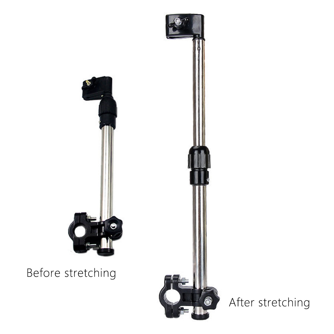 1PC Kinderwagen schwenken Stecker Fahrrad Motorrad Dach halten-Stock Praktische Einstellbare Baby Kinderwagen Regenschirm Halfter Halterung