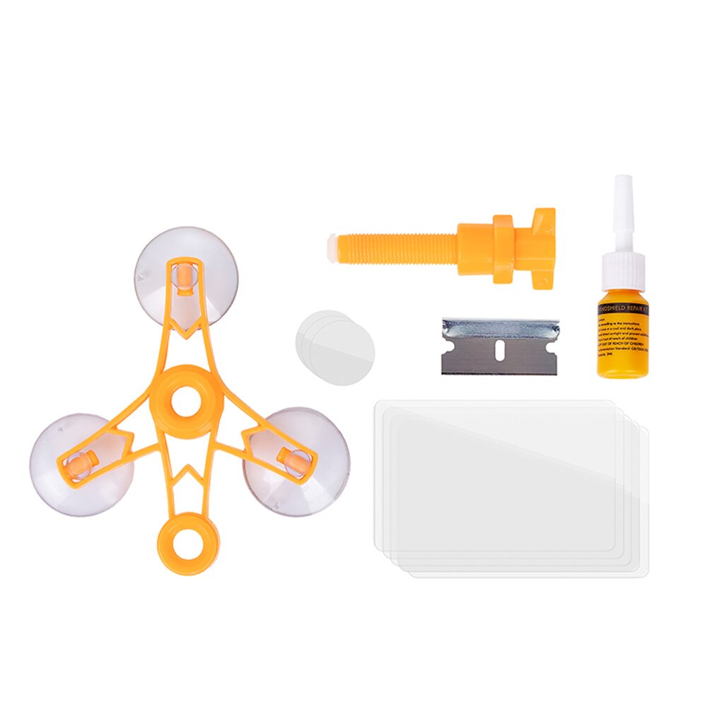 Auto Fenster Glas Reparatur Harz Aushärtung Kleber Windschutzscheibe Reparatur Bausatz Glas Kratzer Riss Wiederherstellung Auto Styling DIY Fenster Reparatur Werkzeuge