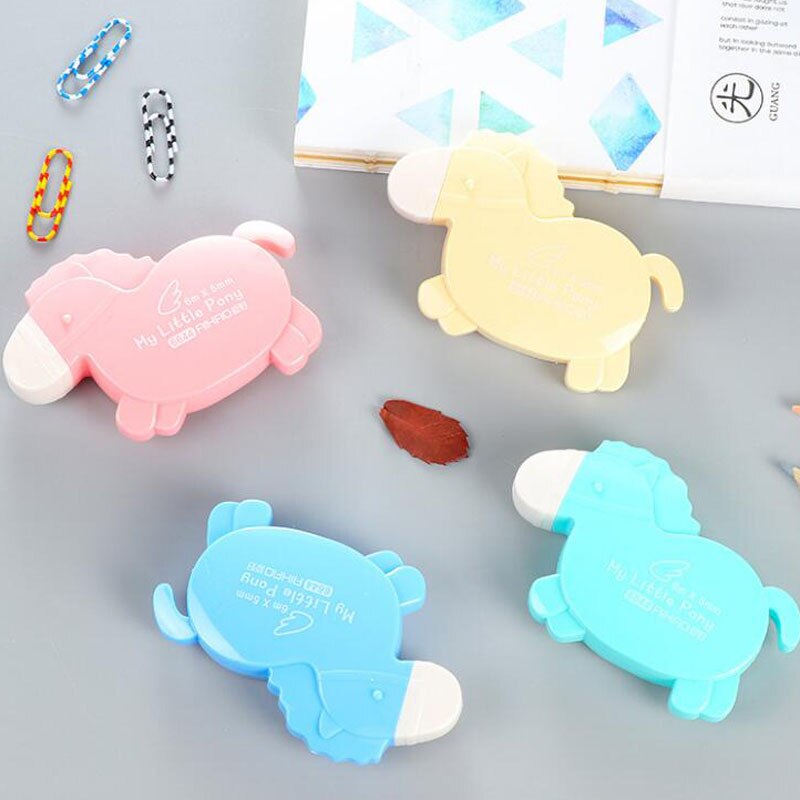 Nette kleine pferd korrektur Band Büro schreibwaren Material Schule liefert korrektur escolar cinta papeleria G031