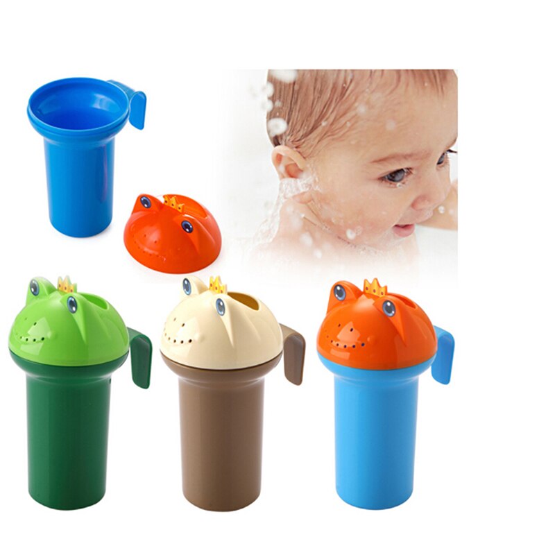 SchöNe Baby Bäder Spüler Kleinkind Shampoo Tasse niedlich Karikatur freundlicher Dusche Wasser Löffel Schlecht Waschen Tassen Waschen Kopf Schwimm Spielzeug 4 arten