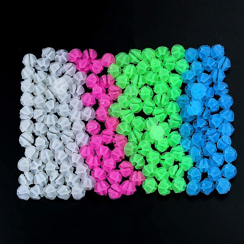 Fahrrad Rad Speichen Kunststoff Leuchtende Perle Clip Mehrfarbigen freundlicher Fahrrad Speichen Perlen für Fahrrad Dekorationen Hund88