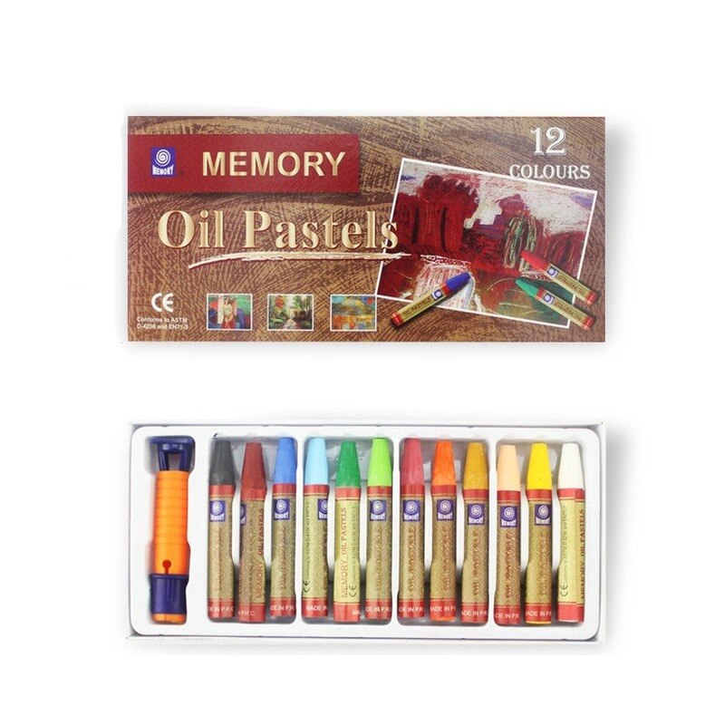 12/18/24 farben Öl Pastell Kunst Malerei Buntstifte Hexagon Öl Pastell einstellen Schreibwaren Schule Zeichnung Kunst Liefert