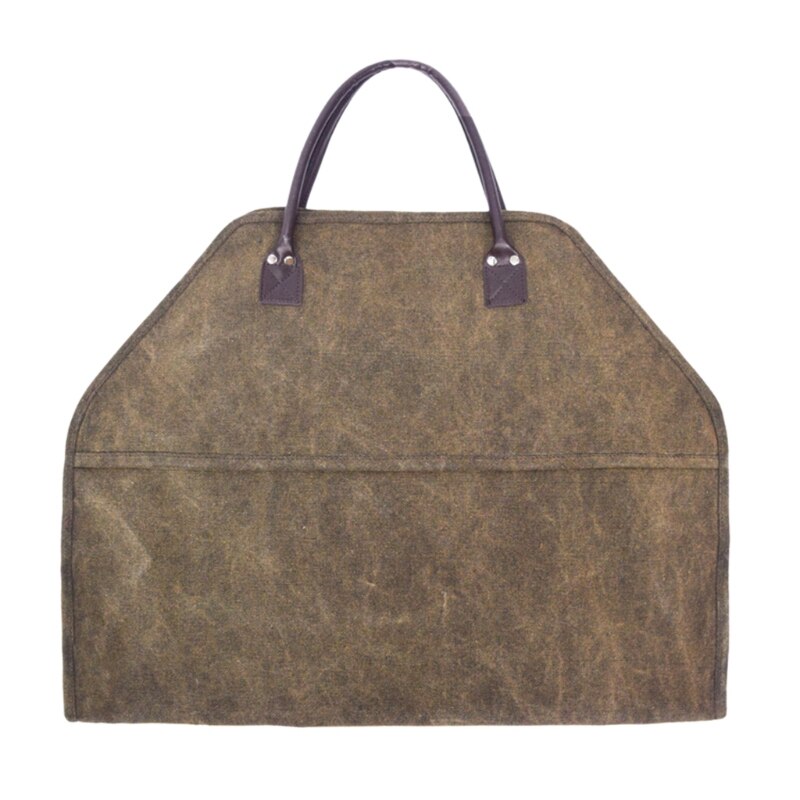 Protokoll Träger Leinwand Brennholz Tasche Brennholz Halfter Kamin Holz Herde Zubehör Lagerung Tasche für Feuer Grube