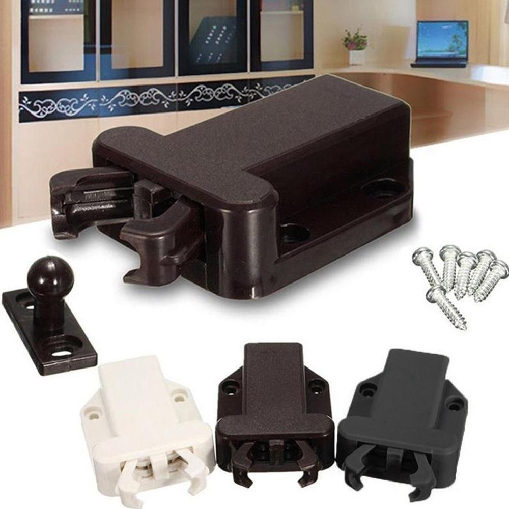1Stck drücken Zu Öffnen Käfer Magnetische Tür Schublade Schrank Fangen berühren Verriegelung Schrank Rebound Selbst-verriegelung Tür saug