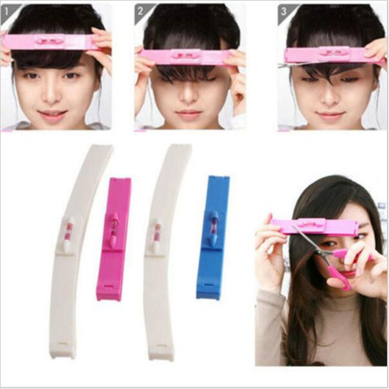 DIY1 einstellen Neue Frauen Haar Trimmer Randbereich schneiden-Werkzeug Haarschneidemaschine Kamm Führer für Nette Haar Knall Ebene Herrscher Haar Zubehör