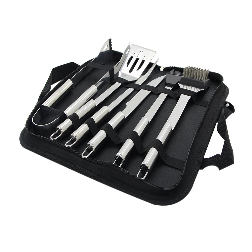 5 ~ 20 Stck Edelstahl BBQ Werkzeuge einstellen Grill Grillen Utensil Zubehör Camping Kochen Ich bin Freien Werkzeuge Bausatz mit Aluminium Kasten