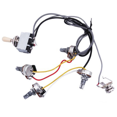 Gitarre Kabelbaum Prewired 2 Bände 2 TöNe 4-500k Töpfe Für LP Gitarre