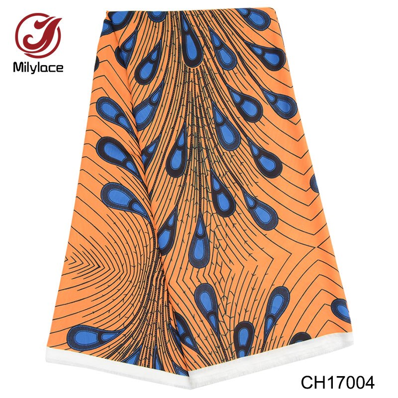 SchöNe Afrikanische Gedruckt Chiffon Stoff Nicht transparent Polyester Material Chiffon Stoff Chiffon Textilien 5 Meter