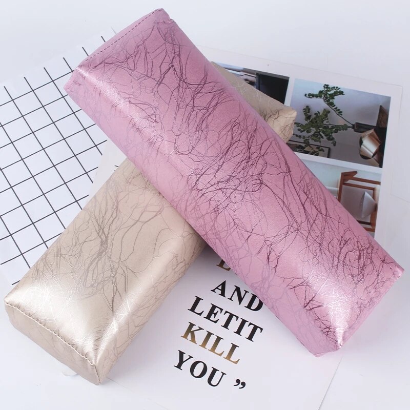 1 Pc Rosa PU Leder Hand Kissen Rest für Nagel Kunst Werkzeug Hand Nagel Kissen Nagel Kissen Manikübetreffend Salon Hand Halfter Tisch Arm Rest