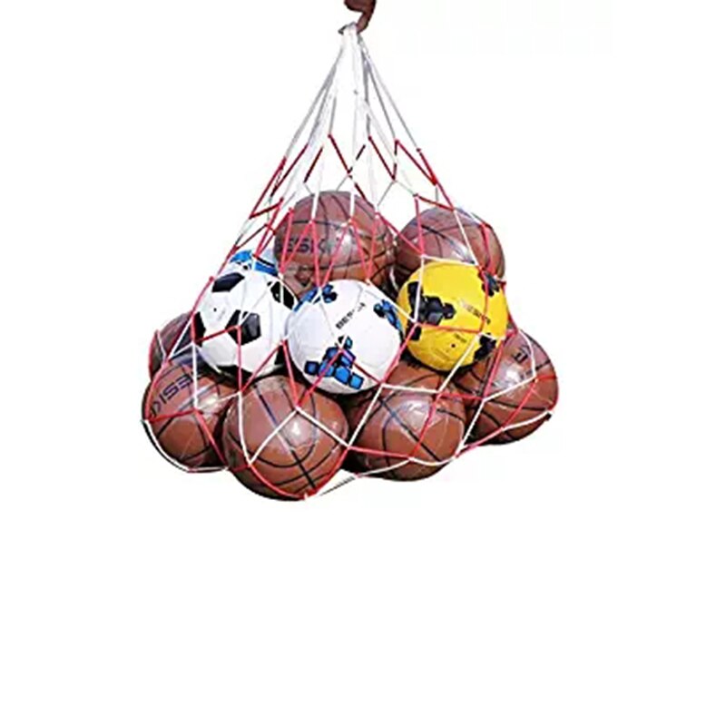 Sport Ich bin Freien sportlich FußBall Netz Tragen Netz Tasche Sport Tragbare Geräte Basketball Bälle Volleyball Ball Netz Tasche