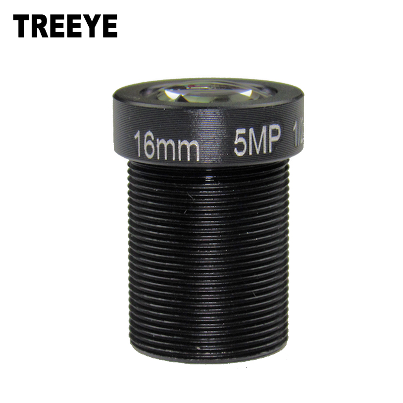 16mm Objektiv cctv Objektiv M12 5 Megapixel für HD Sicherheit IP Kamera F2.0 1/2. 5 '20 grad Winkel Ansicht