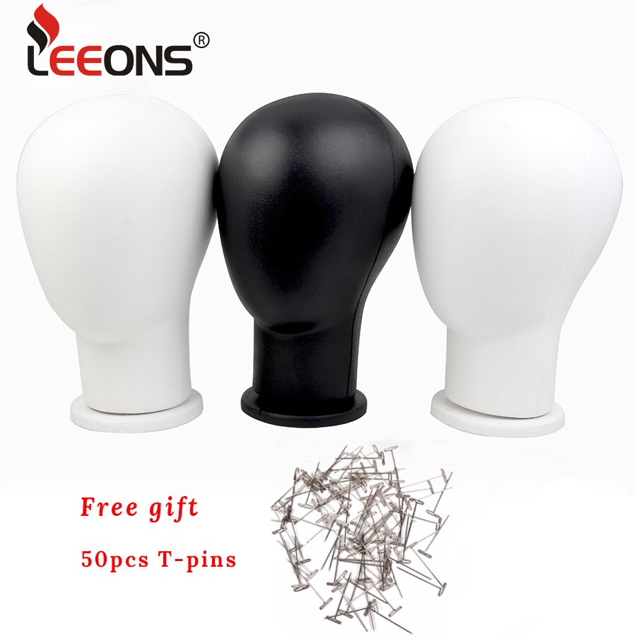 Leeons Günstige Pu Mannequin Kopf Für Perücke Anzeige Mannequin Kopf Weiß Balck Perücke Kopf Stehen Für Perücken Schaufenster Artikel Attrappe kopf