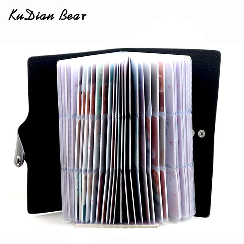 KUDIAN BÄR 120 Karten Visitenkarte Halfter Brieftasche Kreditkarte Abdeckung Taschen Reise Karte Organizer Taschen Porte Carte BIH071 PM49