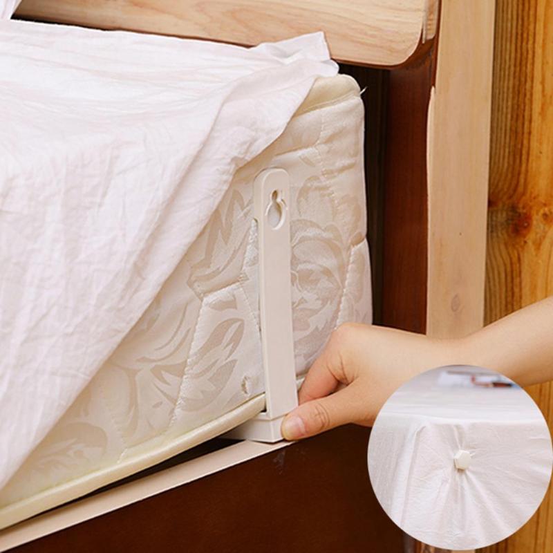 8/4 stücke Elastische Bettlaken Clips dauerhaft Anti-Unterhose Kompakt Halte Band Befestigung Greifer Clip Bett Sicherheit für Bettdecken matratze