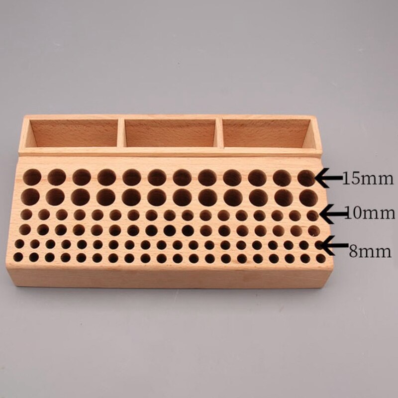 98 löcher Gummi Holz Integrierte Material Holz Leder Diy Werkzeug/Holzbearbeitung Diy Werkzeug Holz Leathercraft Werkzeuge Gestell Stand Leder