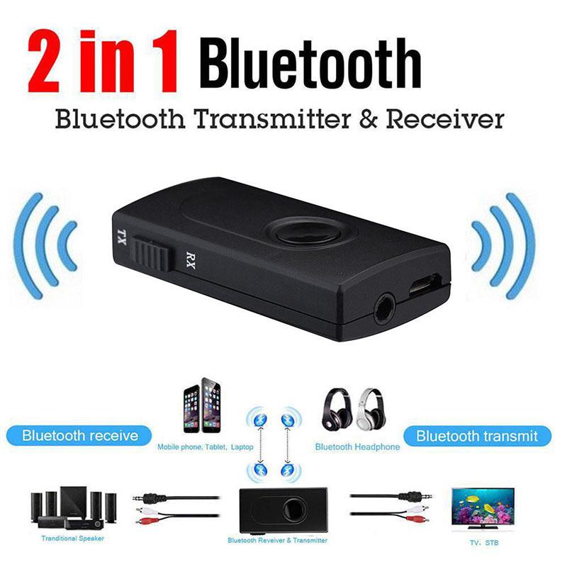 Mini 2 in 1 kabellos Bluetooth Absender Empfänger Adapter Einzel Audio- Musik Adapter Mit USB Ladekabel 3,5mm Audio- kabel