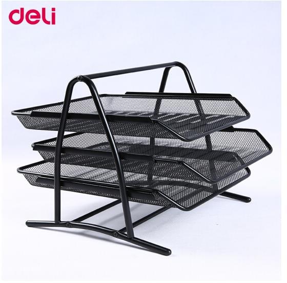 Delikatessen Datei Kasten drei schichten datei Kasten daten Kasten büro schreibtisch büro liefert metall dokument Tabletts