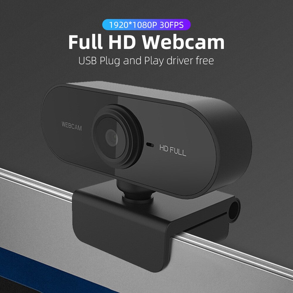 Volle HD 1080p Webcam USB Mit Mic Mini Computer Kamera, flexibel Drehbare, für Laptops, Schreibtisch Webcam Kamera Online Bildung