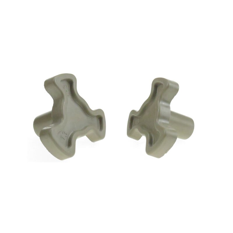 2 stücke Universal- Mikrowelle Kupplung Glas Plattenspieler Koppler Ersatzteile Stock Kupplung Zahn Werkzeuge Mikrowelle Zubehör Modell 1