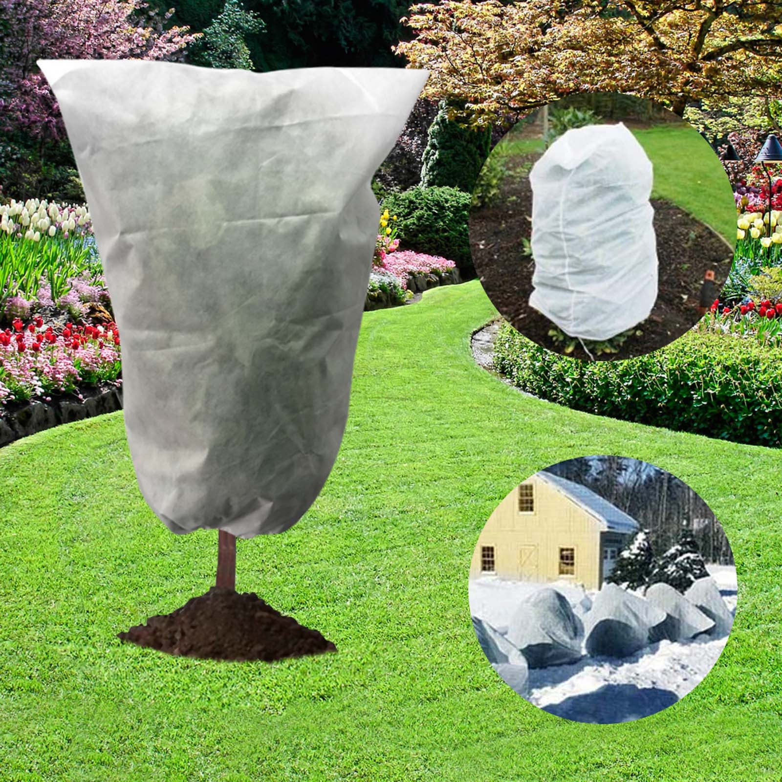 Winter warm Abdeckung Baum Schutz Tasche Frost Schutz Hof Garten Winter Garten Waterbulbs Redes De Proteccion Anlage Abdeckung