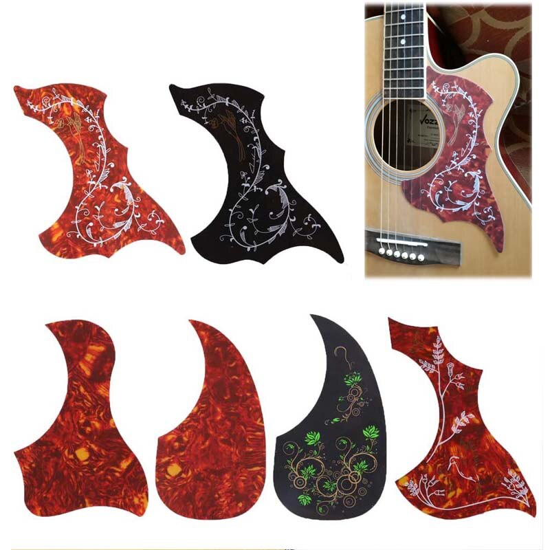 Professionelle Volk Akustische Gitarre Schlagbrett kratzen Platte Selbst-Klebstoff wählen Wache Aufkleber für Akustische Gitarre Zubehör