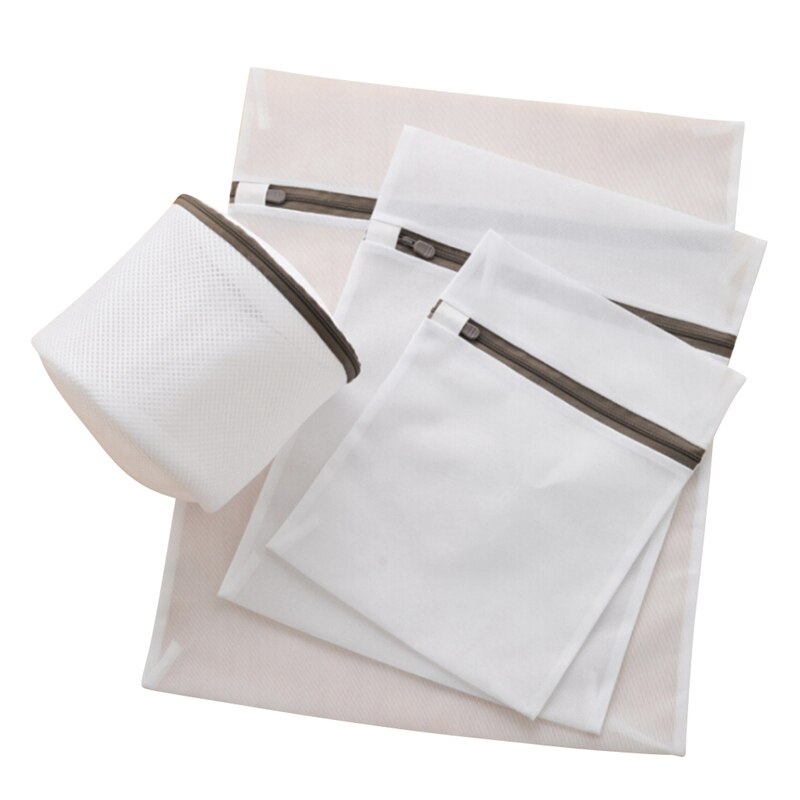 hoch-Ende-Elegante Grau Reißverschluss Wäsche Tasche Verdickung Bh Tasche Tragbaren Lagerung Organisation Haushalts Wäsche Tasche
