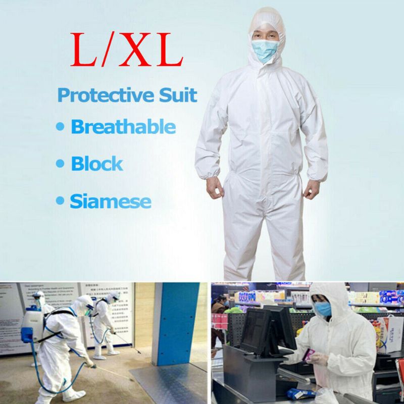 1 einstellen Verschmutzung prävention Atmungsaktive Einweg Overall Kleidung Schutz Sicherheit Overall Anzug Vollen Schutz