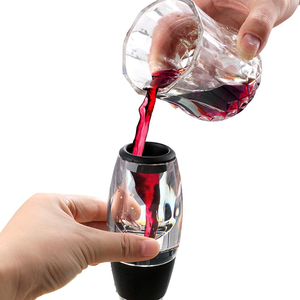 Schnell Belüften Mini Wein DecanterBar Werkzeuge Wein Trichter Filter Rotwein Belüfter Bar Zubehör