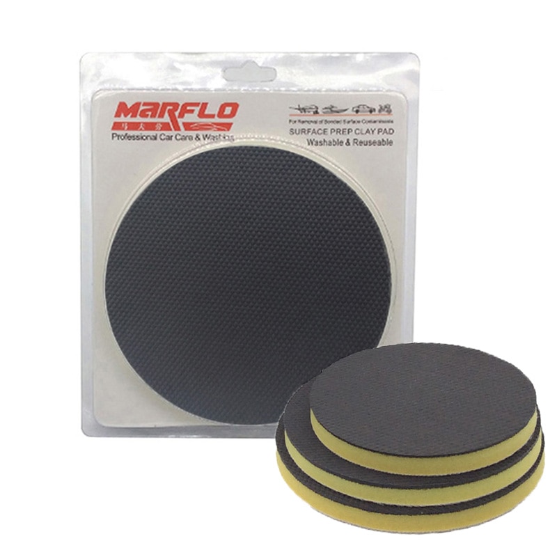 Farbe Pflege Magie Tonne Bar Pad Feine Politur Pad Auto Reinigung Schwamm Auto-pflege Pinsel Marflo Auto Wachsen Werkzeug