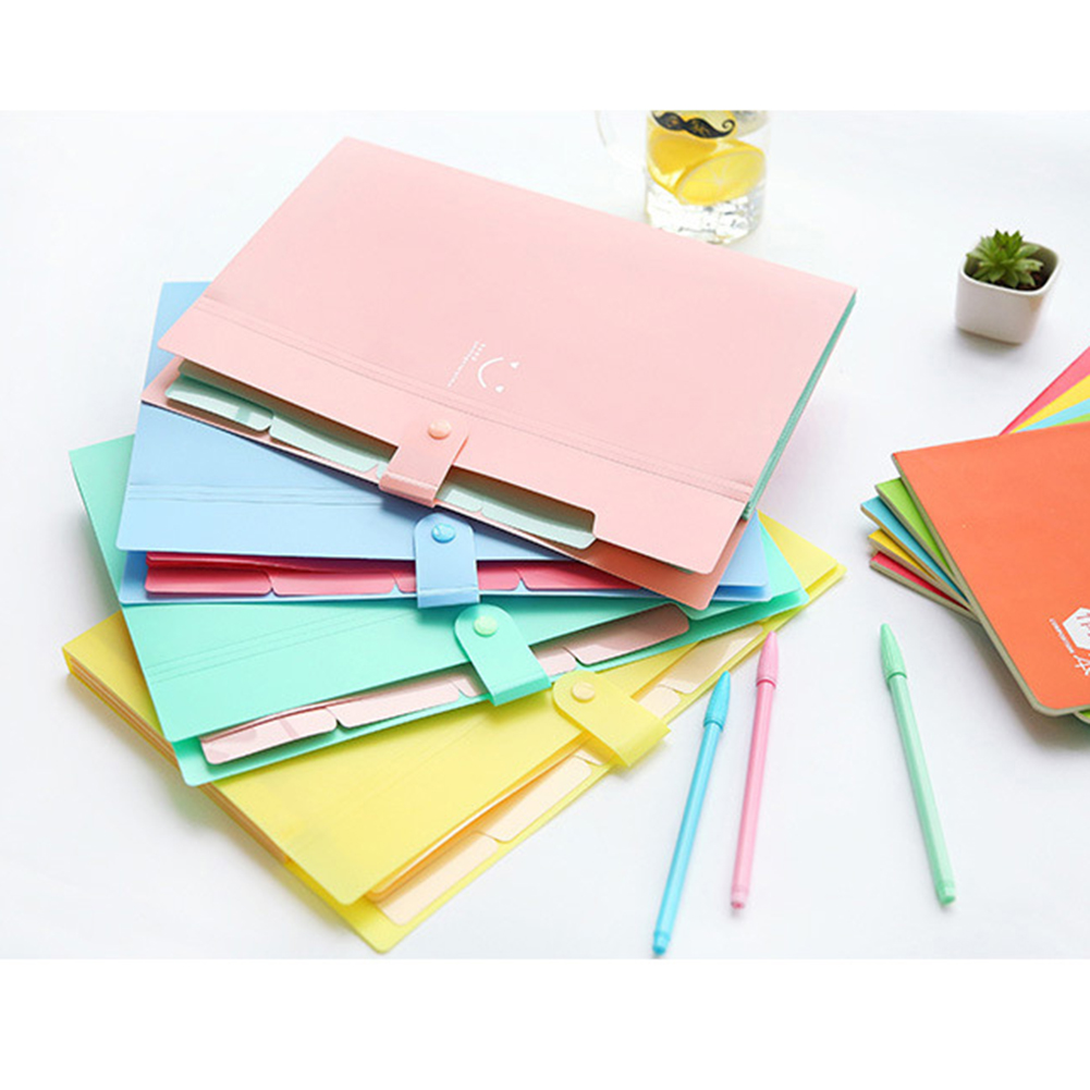 2 stücke Wasserdichte A4 Datei Dokument Tasche Beutel Rechnung Ordner Halfter Organizer 5 Taschen Ordner Schule Büro Dateien Schreibtisch Lagerung