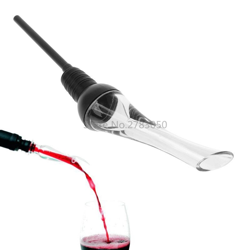 Weiß verrotten Wein Belüfter Gießen Auslauf Flasche Wein Ausgießer Karaffe Belüften Für Heimat Party Bar Werkzeug Barware