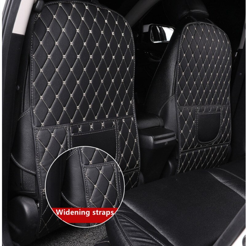 1PC Auto Sitz Zurück Schutz Abdeckung Leder Für freundlicher freundlicher Anti Schlamm Schmutz Auto Sitz Abdeckung Kissen trete matt Pads Auto Zubehör