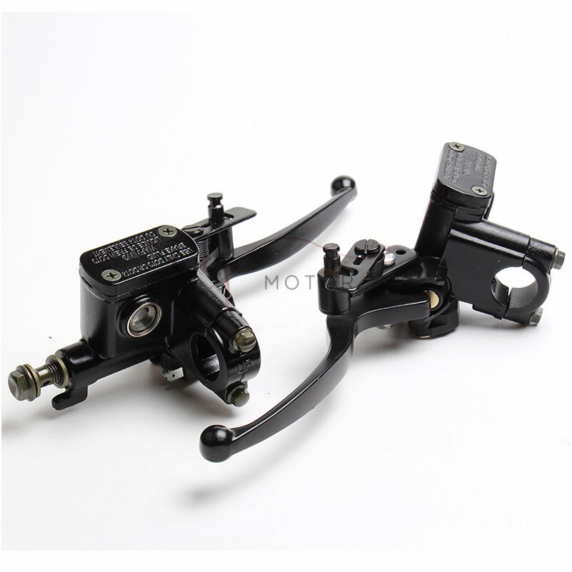 1 stücke Verknüpfungen/Rgiht Brems Pumpe 7/8 zoll Quad Fahrrad ATV Vorne Rechts Brems Meister Zylinder Hebel Pumpe 50cc 110cc 150cc
