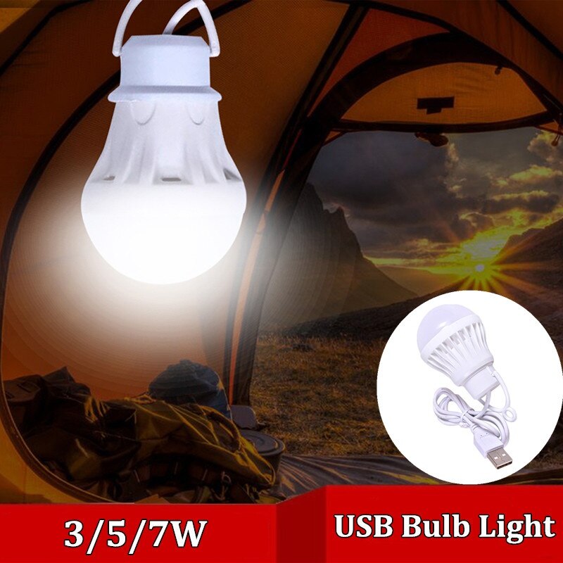 3W Usb Lampe Licht Tragbare Lampe LED 5730 Für Wandern Camping Zelt Reise Arbeit Mit Energie Bank Notizbuch weihnachten für Heimat