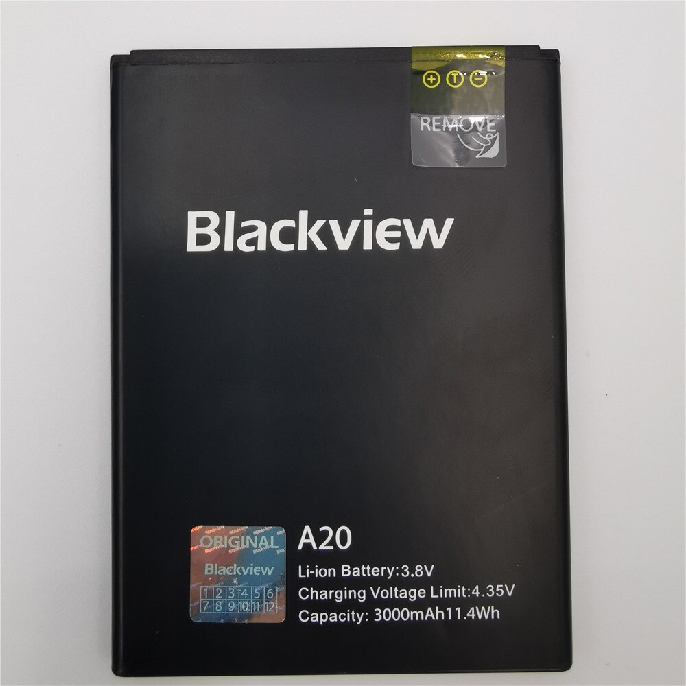 100% NEUE Blackview A20 Batterie 3000mAh zurück hoch Batterie Ersatz Für Blackview A20 Profi Clever praktisch akku