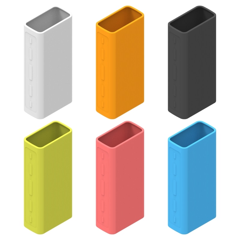 Energie fallen Silikon Schutz fallen Abdeckung für Xiaomi Energie Bank 3 30000 MAh Haut Hülse Ärmel Schutz Abdeckung PB3018ZM fallen