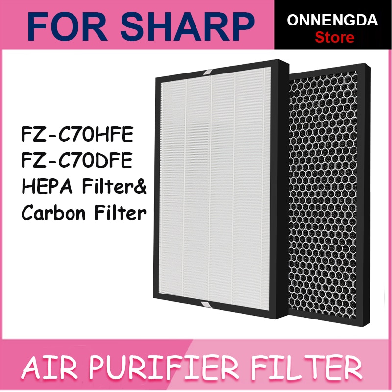 Für Scharf FZC70HFE & FZC70DFE Ersatz Luftreiniger HEPA & DESODORIERENDE Filter für KC-840E KC-A840TA KC-C70TA KC-C70U KC-A40TA