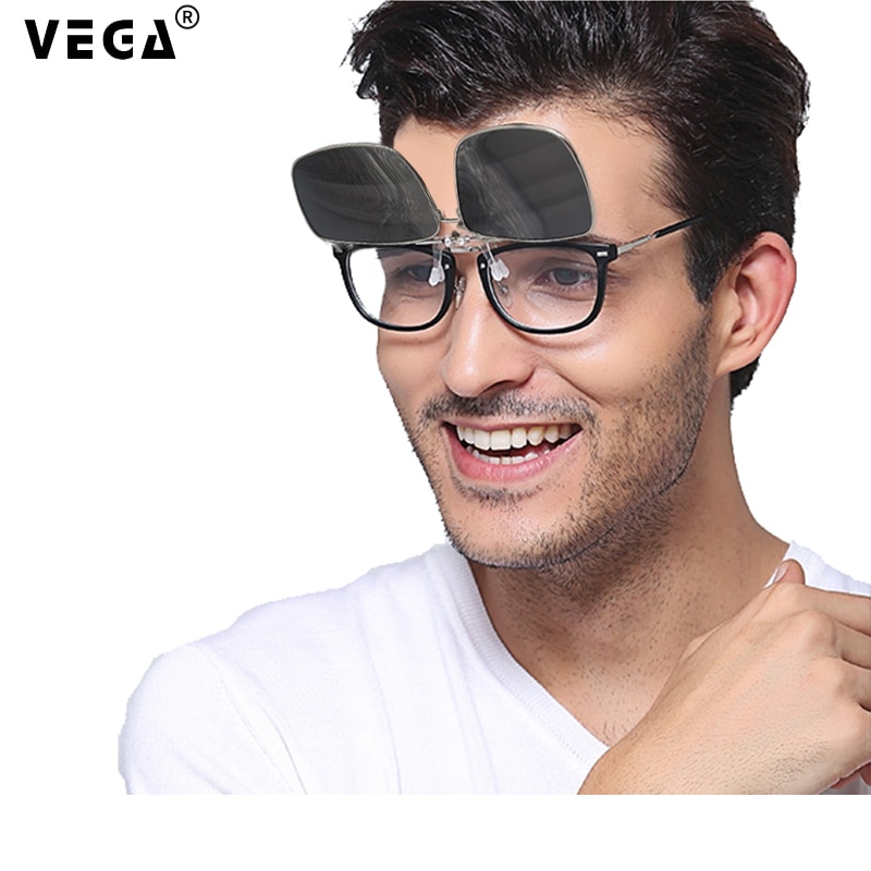VEGA Polarisierte passen Über Brillen Sonnenbrille Mit Kasten Clip Auf Sonnenbrille kippen hoch Brillen wickeln Über Brillen HD Vision UV400 5-8