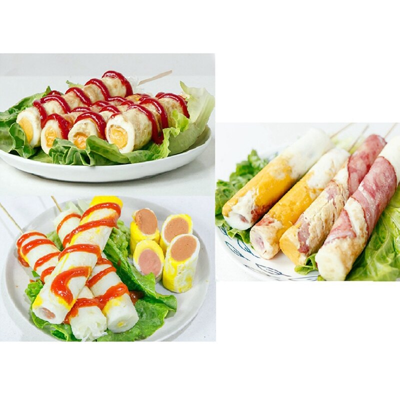 Einzigen Rohr Automatische Multifunktionale Ei Rolle Hersteller Elektrische Ei Kessel Omelett Meister Wurst Maschine Frühstück Ei Werkzeug Uns P