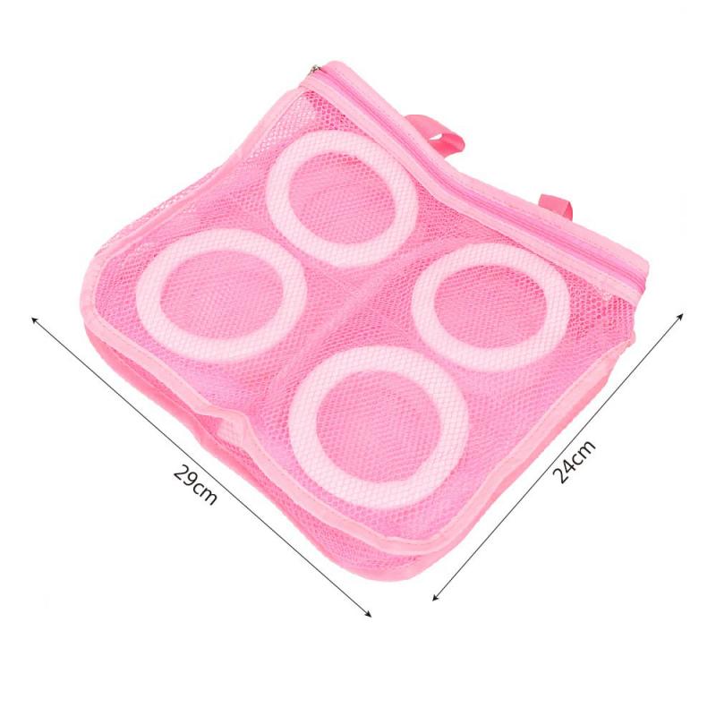 dauerhaft Waschen Schuhe Gittergewebe Netz Schuh Hängen Tasche Luft Tasche Beutel Waschmaschine Reinigung Wäsche fallen Wäsche Tasche fallen DROPSHIPPIN