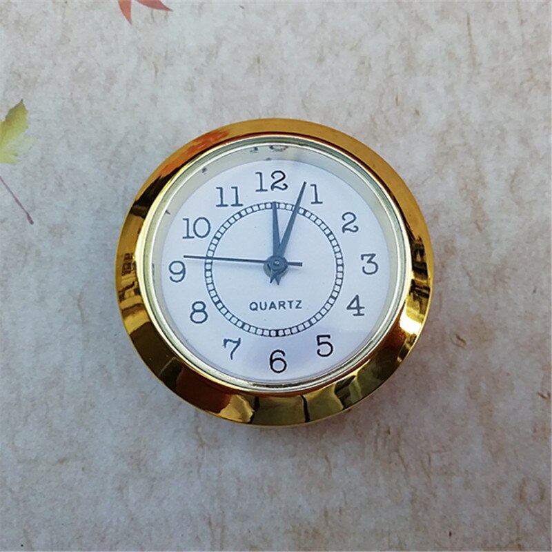 5Stck Gold Runde 39mm Einsatz Uhr DIY Uhr Kopf Roma Anzahl und Arbic Anzahl für Handwerk Uhr