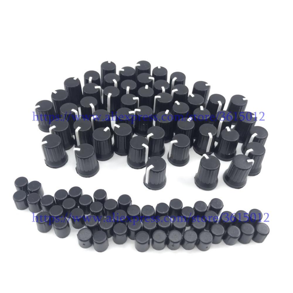 100Stck rotierend Kontrolle Knopf SCHWARZ farbe passen Für Pionier XDJ-RX R1 RZ AERO