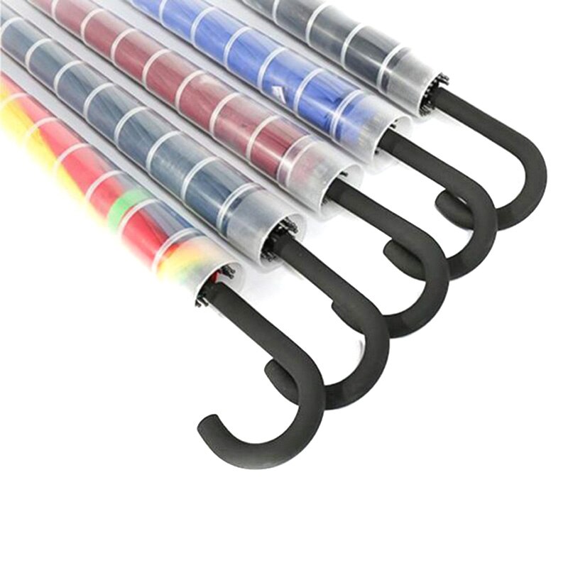 Teleskop Tropfen-nachweisen Regenschirm Abdeckung PVC transparent Regenschirm Abdeckung Mantel TUE88