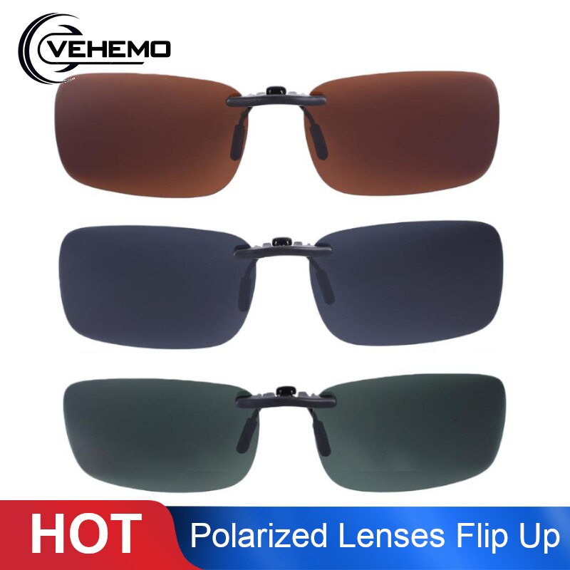 Vehemo Ersatz Polarisierte Linsen kippen hoch Für Sonnenbrille UV400 Sonnenbrille Fahren