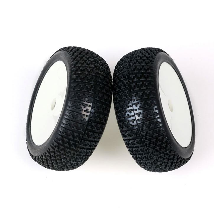 2X HSP 6501 1/8 Buggy Reifen Buggy Rad kunststoff räder Für Spielzeug RC Auto