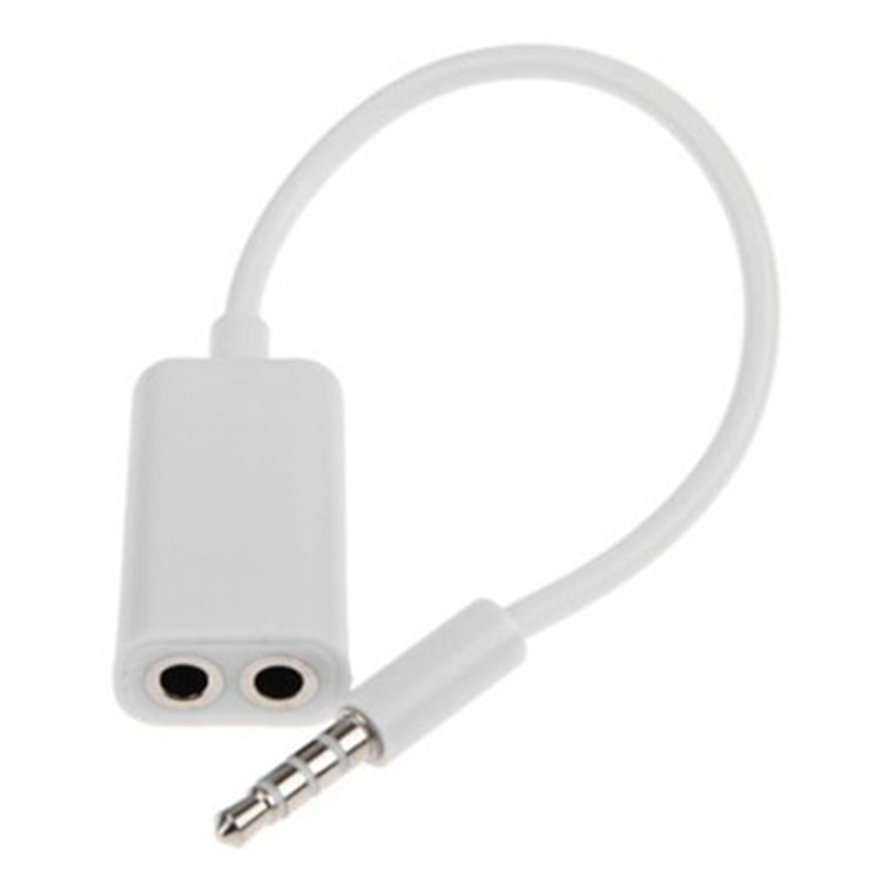 Splitter Kabel 3,5 Mm Doppel Jack 1 Stecker Auf 2 Weibliche Audio- Kabel Für Kopfhörer Headset Kopfhörer MP3 MP4 Stereo stecker Adapter Jack