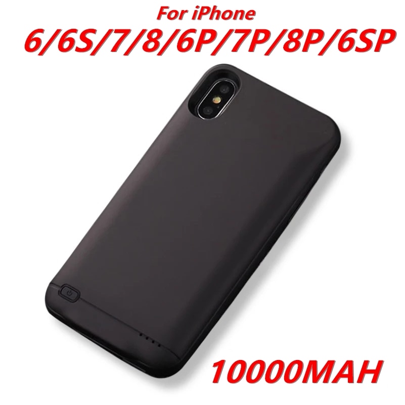 10000mAh Energie Bank Für iPhone 6 6S 7 8 Plus Batterie Ladegerät fallen Für iPhone 6Plus 6SP 7P 8 p Ladung Energie fallen